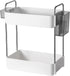 2-Tier Adjustable Countertop Organizer Tray Dual-Level Spice Rack and Cosmetic Storage Multipurpose Kitchen Cabinet & Pantry Organizer for Condime...