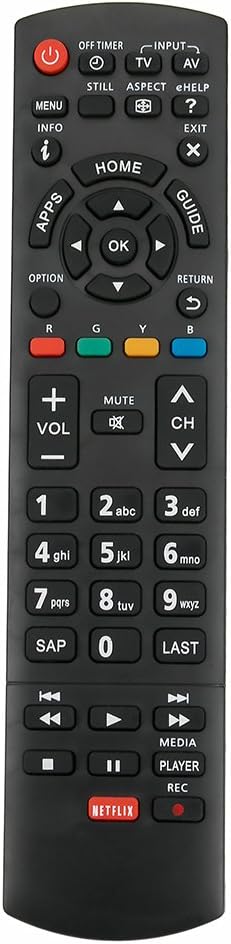 N2QAYB000835 Replacement Remote Control Applicable for Panasonic TV TCP50ST60 TCP55ST60 TCL55ET60 TC-P50ST60 TC-P55ST60 TC-L55ET60 Viera Plasma HD...