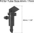 30 Pack Flag Dripper - Garden Irrigation System, Removable & Flow Control & Drip Emitter, Apply to Lawn Trees (1 Gallon Per Hour, Black)...