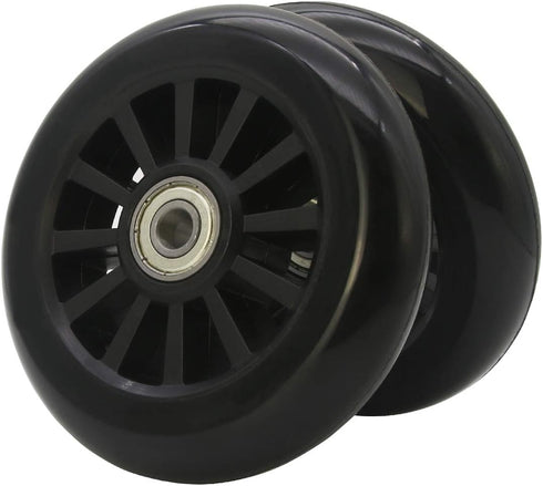 Z-FIRST 100mm Scooter Wheels - 100mm Pro Kick Scooter Wheels Replacement Pair-Plastic Core 100mm Scooter Wheels for Razor Fuzion Scooters (2)...