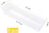 Backerysupply Clear Plastic Drawer Organizer Tray for Vanity Cabinet (12”×3”×2”?Set of 8),Storage Tray for Makeup, Kitchen Utensils, Jewelries, an...