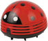 Mini Portable Handheld Cordless Tabletop Crumb Sweeper Desktop Dust Vacuum Cleaner Ladybug Dust Sweeper(Red)...