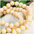 HealthAndYoga™ Tulsi Wood Mala (108 + 1 Round 8mm Beads with Tassel)- Holy Basil Plant Wood - Hand Knotted Rosary String for Mantra Chanting, Pray...
