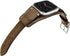 Compatible with Fitbit Versa 2 Bands, Genuine Leather Cuff Bracelet Replacement Strap with Stainless Steel Buckle Compatible Fitbit Versa/Versa 2/...