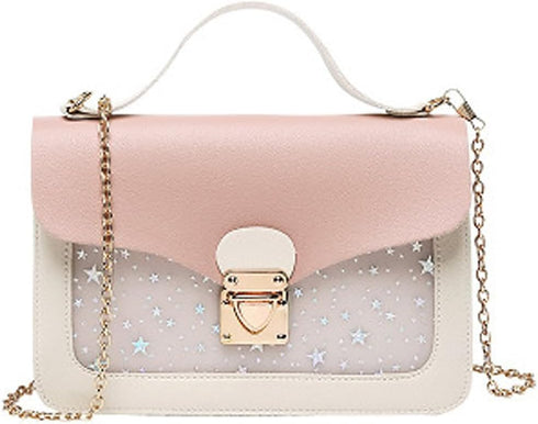 Small Crossbody Purse for Women Chain Shoulder Handbag Mini Cute Cross Body Bag with Detachable Chain Strap...