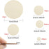 525 Pieces Unfinished Round Wooden Discs, 5 Size Wood Cutout Circles Chips for Arts & Crafts Projects...