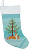 Caroline's Treasures CK3554CS Pembroke Corgi Christmas Tree Christmas Stocking Fireplace Hanging Stockings Christmas Season Party Decor Family Hol...