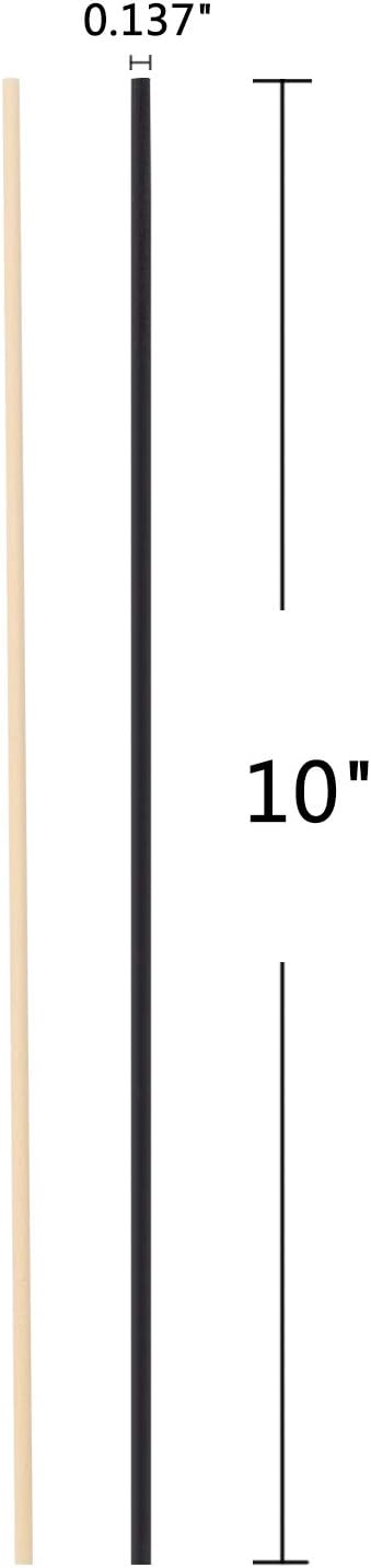 HOSSIAN Reed Diffuser Sticks - Reed diffusers-Reed Sticks -Diffuser Glass Bottles-Diffuser Refills- Natural Rattan Wood Replacement for Aroma Frag...