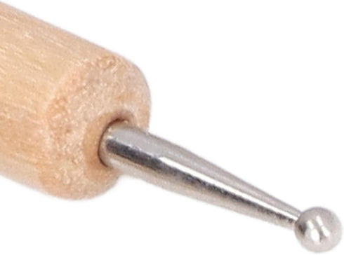 Walfront 5Pcs Double End Embossing Stylus Set Stainless Steel Ball Tip Tracing Dotting Stylus for DIY Painting Engraving Shaping......