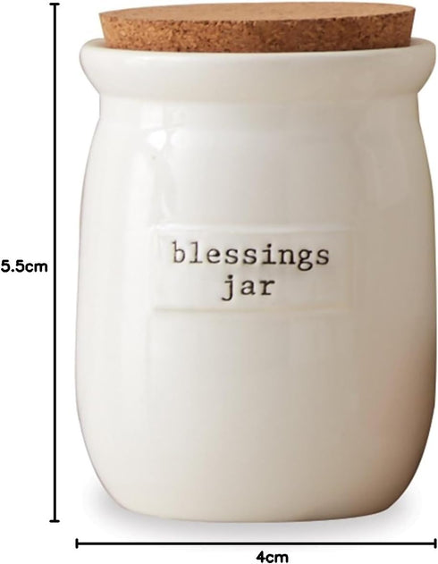 Mud Pie Inspirational Count Your Blessings Jar Set...