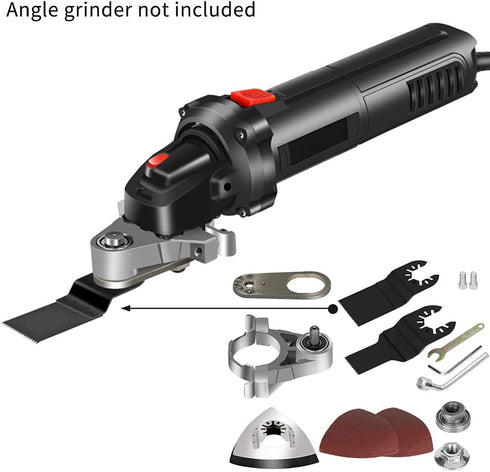 Converter Oscillating Tool Adapter Kit 100 Type Aluminum Angle Grinder Polishing Oscillating Multitool Accessories Kit(As shown)...