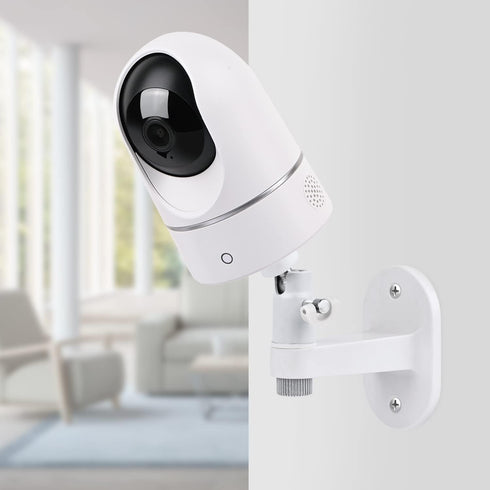 2Pack Adjustable Wall Mount for Eufy Security Indoor Cam P24 and E220, No-Drill Mounting Bracket for Eufy Security Indoor Cam Pan & Tilt - White...
