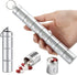 Portable Pill Case Keychain Waterproof 7 Days Pill Holder Travel Pill Container Portable Medicine Keychain Daily Airtight Pill Organizer for Outdo...