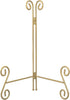 Plate Holder Display Stand, 12 Inch Plate Stands for Display Large Platter, Gold Iron Plate Easel for Photos, Picture Frames, Cookbooks, Card and ...