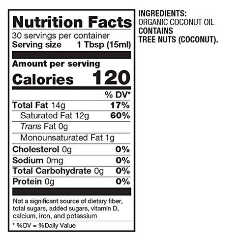 BetterBody Foods Organic, Naturally Refined Coconut Oil, 15.5 Fl Oz, All Purpose Oil for Cooking, Baking, Hair and Skin Care...