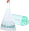 4 Gallon Small Trash Bags 45Count Bathroom, Thickened Drawstring Faint Scented White Mini Garbage Bags for Home, Office, Kitchen (Green Drawstring...