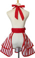 Violet Mist Cute Lovely Retro Aprons for Women Girls Ladies Sexy Vintage Aprons Christmas Apron Red Striped Vintage 50s Apron kawaii Cooking Kitch...