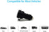 Cliff-Top® 3.3 Amp Ultra Fast USB Car Charger (Auto Shunt) for Auto, Truck, Motorcycle, and Marine - Made in Taiwan (Black)...