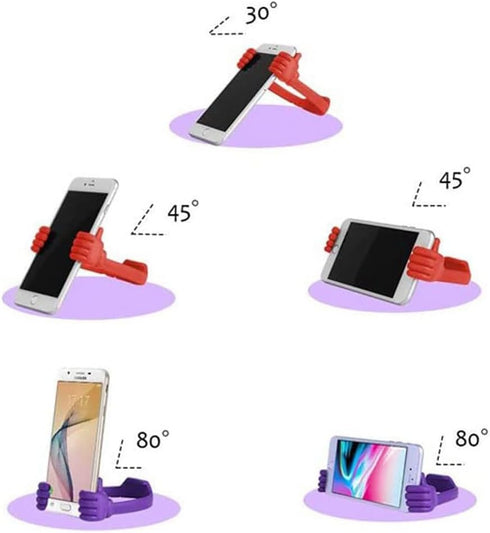 Thumbs Up Cell Phone Holder for Desk, Universal Flexible Cell Phone Stand for Tablet Holder, Cellphone Holder Smartphone Stand Holder for iPhone i...
