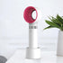 Portable Handheld Fan, Portable Mini USB Rechargeable Bladeless Fan, Three Adjustment Speeds, 360° All Around Air Suction, Handy Cooler for Home O...