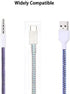 Augen Spiral Cable Protector Wrap for iPhone and Android Charging Cable, Phone Data Cable Sleeve Protector, Charger Cord Wire Protector (Dark Blue...