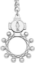 Rosemarie Collections Women's Religious Gift Miraculous Medal Rosary Keychain...