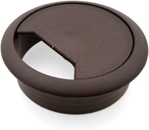 Modket M4327-51-BN-3 PC Computer Cord Cable Wires Organizer Hole Cover 2" Brown Plastic Desk Grommet - 3 Pack...