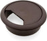 Modket M4327-51-BN-3 PC Computer Cord Cable Wires Organizer Hole Cover 2" Brown Plastic Desk Grommet - 3 Pack...