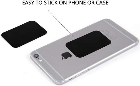 Best Tek Mount Metal Plate, Phone Magnet Sticker, Metal Plate for Magnetic Mount 8 Pack...