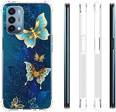 for OnePlus Nord N200 5G Case, Slim Flexible TPU for Girls Women Airbag Bumper Shock Absorption Rubber Soft Silicone Case Cover Fit for OnePlus No...