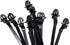 Push Mount Wire Ties, Snap in Zip Tie Automotive Clips Nylon Wire Harness Clips 3 Sizes of Cable Ties for Engine Bay Zip Tie Kit 150pcs...