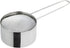 1 1/4 Cup Stainless Steel Measuring Cup, Long 6" Wire Loop Handle, and Pour Spout - Sturdy Metal 310ml Single Cup for Wet and Dry Ingredients - Gr...