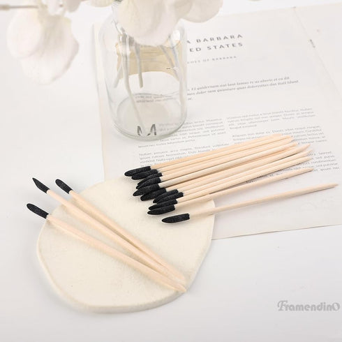 Framendino, 50 Pack Sanding Sticks Sanding Twigs Fine Detailing Sanding Stick Sandpaper Cleaner Stick Sanding Tools for Plastic Models Woodworking...