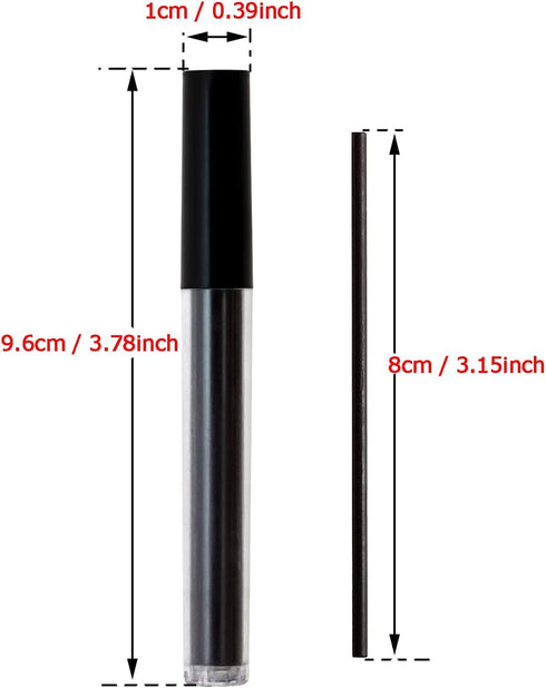 16PCS 2mm Lead Refills Erasable Mechanical Pencil Leads Replacement for Drawing Writing Sketching Drafting Comics Art School Supplies, Extra Bold ...