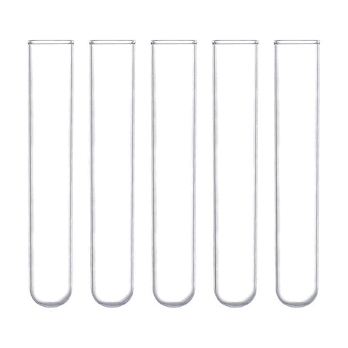 10pcs 60ml Glass Test Tubes, 25x150mm 3.3 Borosilicate Glass Test Tubes for Scientific Experiments, Party and Home Decorations, Candy Storage and ...