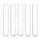 10pcs 60ml Glass Test Tubes, 25x150mm 3.3 Borosilicate Glass Test Tubes for Scientific Experiments, Party and Home Decorations, Candy Storage and ...