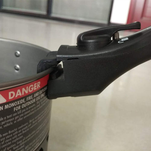 Universal Pot Handle Anti Scalding Removable Saucepan Handle, 19x4cm (Black)...