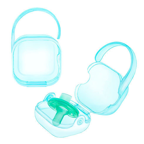 Pacifier Holder Clip Binky Clip 2 Pack Blue Hook Design...