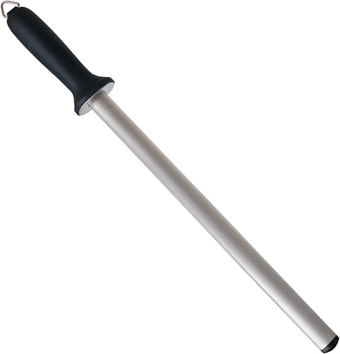 12inch Diamond Houselold Sharpening Rod, Professional Kitchen Knife Sharpener Steel, Premium Knife Blades Honer, Ideal for Master Chef, Home Cooki...