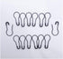 1000Pcs Metal Black Safety Pins/Bulb Pin/Gourd Pin/Calabash Pin for Clothing Crafting and DIY Home Accessories, Suitable for The Tailor...