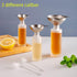 Kitchen Funnels Set for Bottles, 3pc Small/Medium/Large Food Grade Stainless Steel Metal Funnels with 2 Cleaning Brushes for Liquids, Essential Oi...