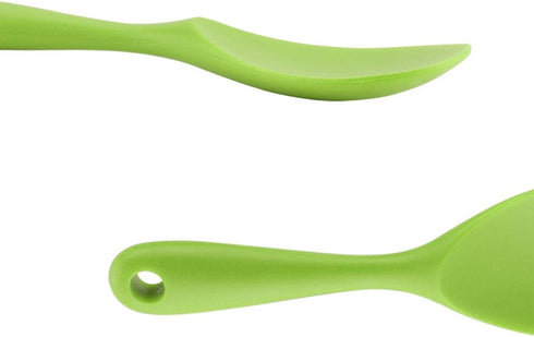 uxcell Silicone Soup Ladle Spoon 8.7 Inch Heat Resistant to 450°F One Piece Design Restaurant Kitchen Cooking Utensil for Serving Soup Green...
