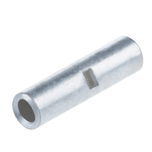 AIRIC Non Insulated Butt Connectors 100pcs 16-14 Gauge Electrical Wire Seamless Uninsulated Butt Connectors Crimp Ferrule Terminals...