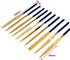 10pcs Titanium Finish Diamond Needle File Set, 3 x 140mm Mini Jewelers File Set Metal File Tool for Jewelers Glass Wood Carving Craft...