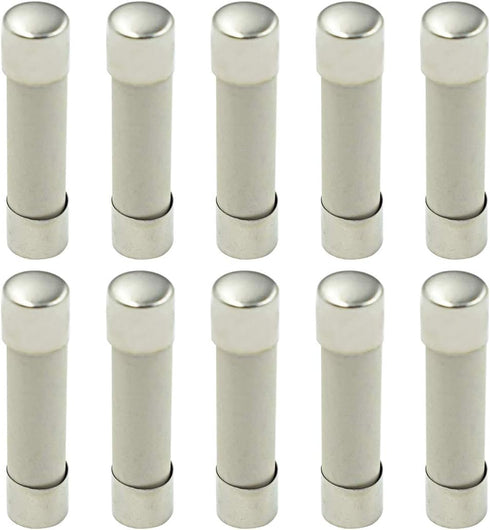 25A 250V Ceramic Fuse 5x20mm Cartridge Fast Blow Tube for Power Strip Experiment Circuit Appliance Repair - (10 Pcs)...