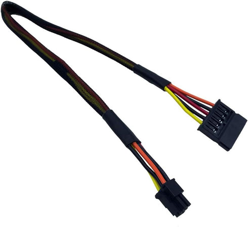 COMeap SATA Power Cable for Dell Inspiron 3653 3650 Series, SATA 15 Pin to Mini 6 Pin ATX Adapter Compatible Part No. GP2JM 15-inch(38cm) (Pack of...