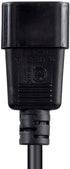 Monoprice Desktop Computer Power Cord - IEC 60320 C14 to NEMA 5-15R, 10 Amp, 1250 Watt, 125 Volt, 18AWG, 2 Feet, Black...