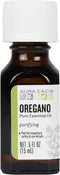 Aura Cacia 100% Pure Oregano Essential Oil, GC/MS Tested for Purity, 15 ml, Origanum vulgare, 0.5 Fl Oz...