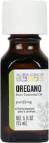 Aura Cacia 100% Pure Oregano Essential Oil, GC/MS Tested for Purity, 15 ml, Origanum vulgare, 0.5 Fl Oz...