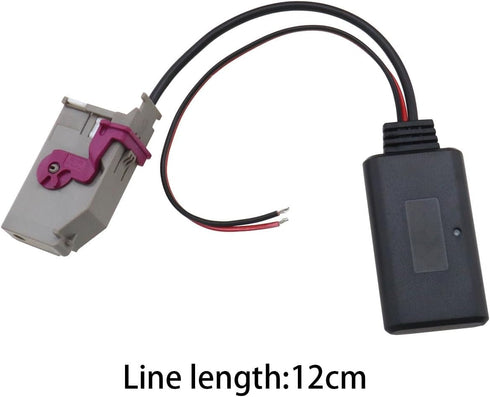 The Lord of the Tools 32Pin RNS-E Bluetooth AUX Adapter for A3 A4 A6 A8 R8 TT 12V Car Bluetooth Module AUX-in Cable Wireless Audio Adapter Vehicle...